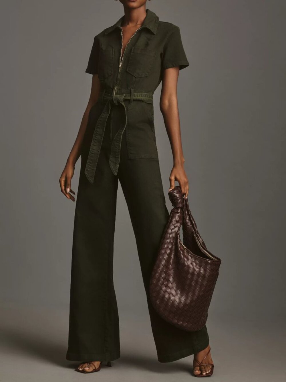 Good American Fit For Success Palazzo Jumpsuit